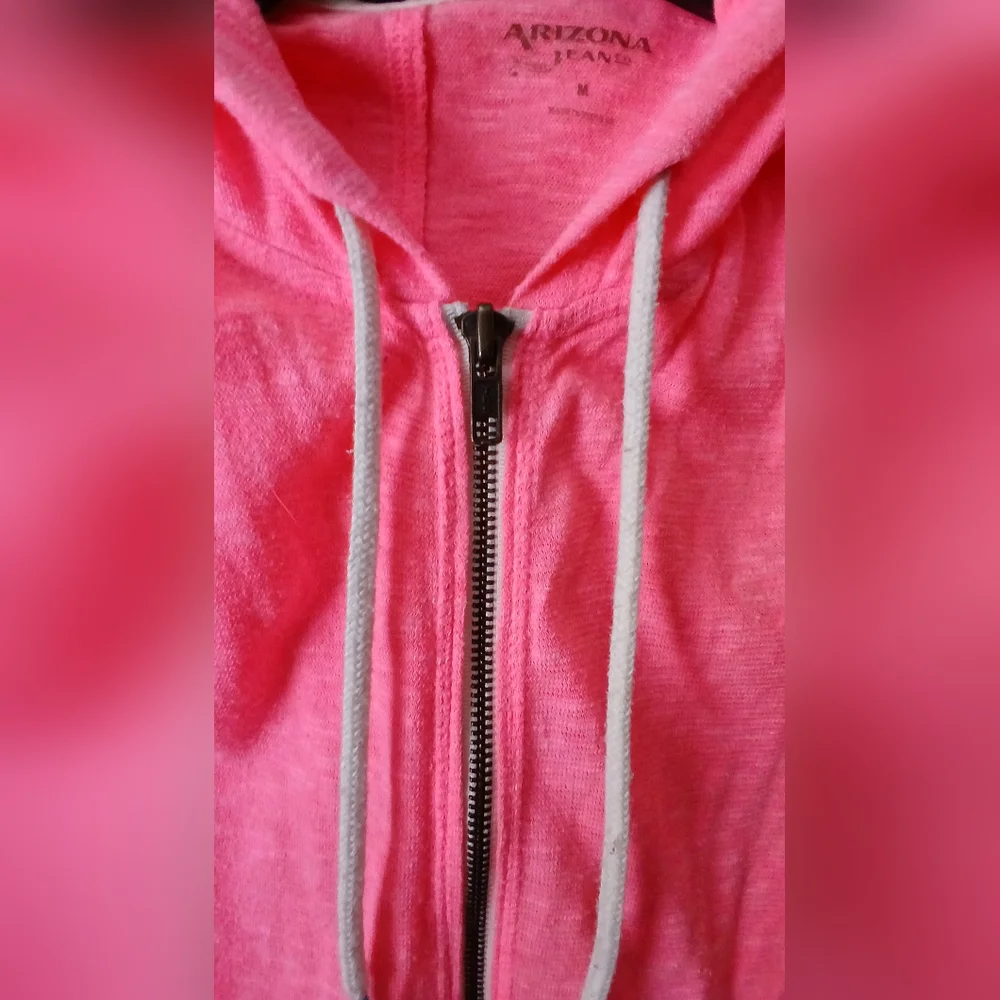 🧡🌼🩷Pink/Orange Zip-Up Hoodie🩷🌼🧡 - Picture 4 of 7
